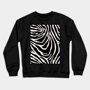 Zebra print pattern Crewneck Sweatshirt
